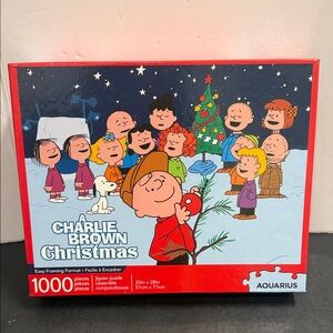 Charlie Brown Christmas 1000 Piece jigsaw Puzzle Aquarius